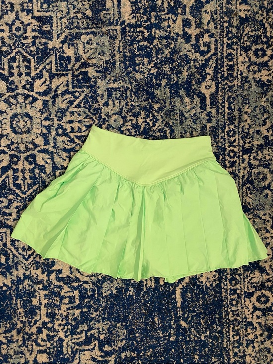 free people movement Dresses & Skirts - FP Movement by Free People Neon Lime Pleated Skirt